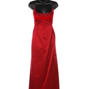 Richard Tyler Couture Red Silk Sleeveless Gown